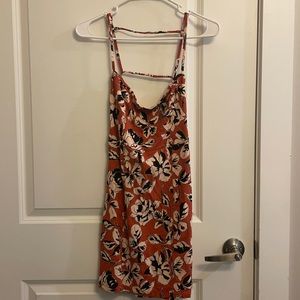 Free People Floral Print Mini Dress